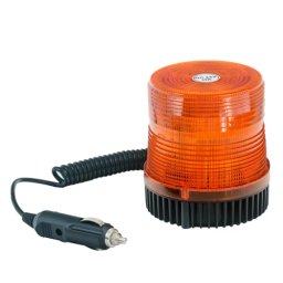 Girofar stroboscopic galben 24V cu magnet si alimentare la bricheta 4Cars