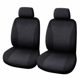 Huse scaun fata Vienna universale, 4 piese, negre, compatibile airbag