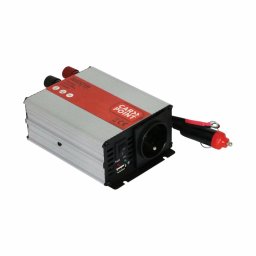 Invertor auto 12V la 230V 150W cu USB si priza cu impamantare franceza