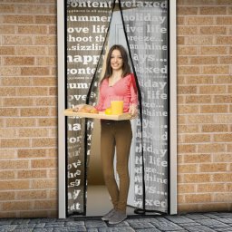 Plasa anti tantari pentru usa cu inchidere magnetica, 100x210 cm
