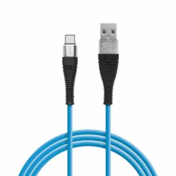 Cablu Lightning pentru iPhone si iPad, 2 m, silicon, 2A, Delight
