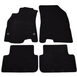 Covorase mocheta Renault Fluence si Megane 3 negre, set 4 piese