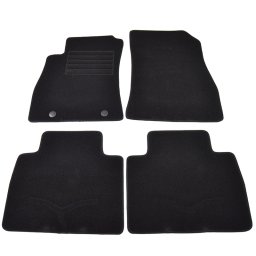 Covorase mocheta dedicate Nissan Juke 2010-, negre, set 4 piese