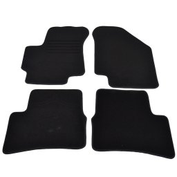 Covorase mocheta dedicate Hyundai Accent 2006-, negre, set 4 bucati