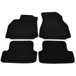 Covorase mocheta Renault Megane 2 2000-2008 negre, set 4 piese