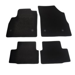 Covorase mocheta dedicate Opel Astra K 2015-, negre, set 4 piese