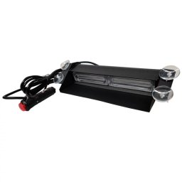Girofar stroboscopic auto cu ventuze pentru interior 12/24V, albastru