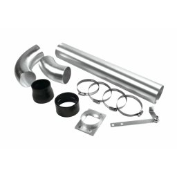 Kit montaj filtru aer tuning auto din aluminiu cu adaptoare si coliere