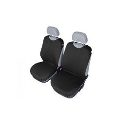 Huse scaune auto fata tip maieu negre, universale, set 2 bucati