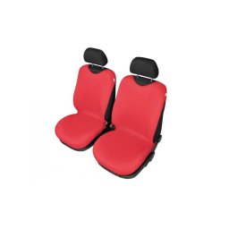 Huse scaune auto fata tip maieu rosii universale, set 2 buc