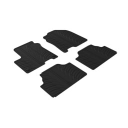Set covorase auto cauciuc Hyundai Kona Electric SUV 2018- Gledring, 4 piese