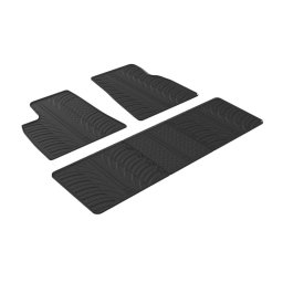 Set covorase auto din cauciuc pentru Tesla Model 3, Gledring, negru, 5 piese