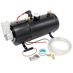 Compresor aer 12V 240W, 8 bar, rezervor 3L pentru claxoane pe aer