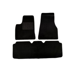Covorase din mocheta pentru Tesla Model S 2012-2016, set 3 piese
