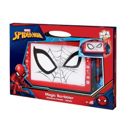 Tabla de scris Spider-Man Magic Scribbler mare cu stilou si stergere