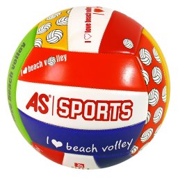 Minge de volei de plaja As Sports I Love Beach, multicolora