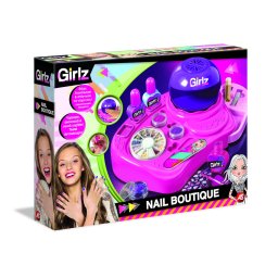 Set manichiura pentru fete Girlz Nail Boutique cu uscator unghii