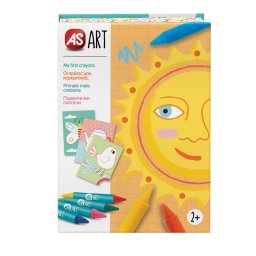 Set creativ Primele mele creioane cerate pentru copii 2+ AS Art