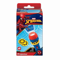 Mini proiector Spiderman cu 3 discuri si 24 imagini pentru copii