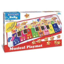 Covoras muzical Bontempi pentru copii, cu 8 melodii si sunete animale