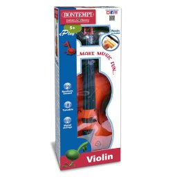 Vioara pentru copii Bontempi cu 4 corzi metalice si rozina inclusa