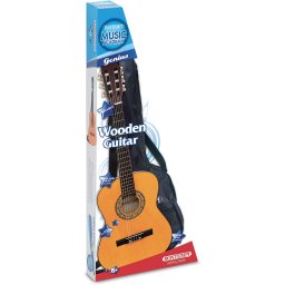 Chitara din lemn Bontempi cu husa, 6 corzi, acordabila, 92 cm