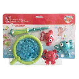 Set de pescuit pentru baie Hape, 5 piese, jucarie educativa pentru copii