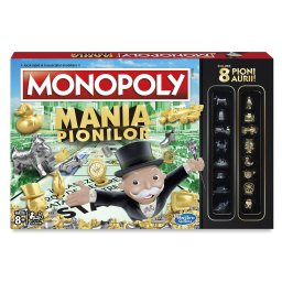 Joc de societate Monopoly Mania Pionilor, editia limitata cu 16 pioni