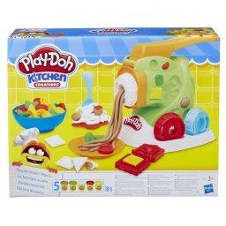 Set Play-Doh Mania Taiteilor cu masina de paste si 5 culori