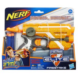 Pistol Nerf N-Strike Elite Firestrike cu laser si 3 darturi, 8+ ani