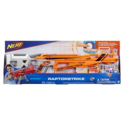 Blaster Nerf N-Strike Elite RaptorStrike cu trepied si 18 sageti