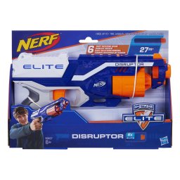 Blaster Nerf Elite Disruptor cu 6 darturi si incarcare rapida