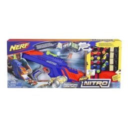 Set Nerf Nitro MotoFury Rapid Rally cu lansator si 9 masinute din spuma