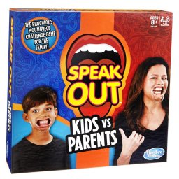 Joc de societate Speak Out Copii contra Parinti Hasbro, 4-10 jucatori