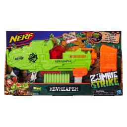Blaster Nerf Zombie Strike RevReaper cu 10 proiectile Elite, 8+ ani