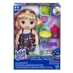 Papusa Baby Alive cu functii interactive, accesorii de hranire si ingrijire