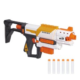 Blaster Nerf Modulus Recon MKII cu 4 configuratii si 6 proiectile