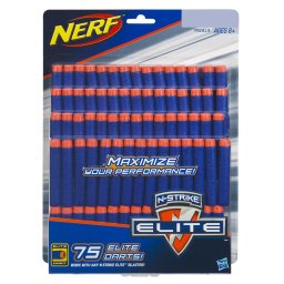 Munitie Nerf N-Strike Elite, set 75 proiectile de rezerva pentru blaster