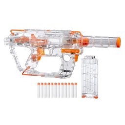 Blaster Nerf Modulus Ghost Ops Evader cu lumini LED si 12 proiectile