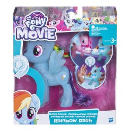 Figurina My Little Pony Rainbow Dash luminoasa, interactiva, 3+ ani