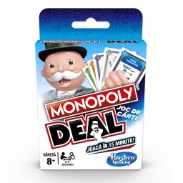 Monopoly Deal joc de carti în limba romana, 2-5 jucatori, 8+ ani