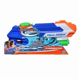 Pistol cu apa Nerf Super Soaker Floodinator, rezervor 2L