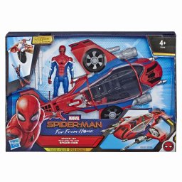 Jucarie Spider-Man nava cu lansator si figurina Hasbro, 15 cm