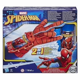 Lansator Spider-Man 2 in 1 cu manusa, spuma si apa pentru copii