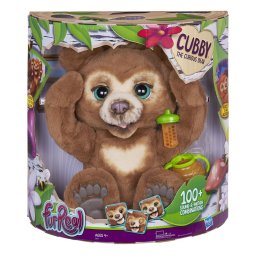 Ursulet interactiv Cubby Hasbro cu 100+ sunete si miscari, 4+ ani