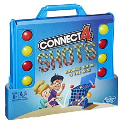 Joc de societate Hasbro Connect 4 Shots cu aruncari, 8+ ani