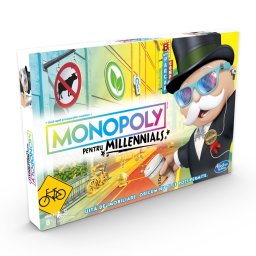Monopoly Millennial - joc de societate distractiv pentru 2-4 jucatori