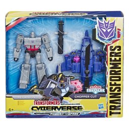 Set Transformers Cyberverse Megatron si Chopper Cut Spark Armor