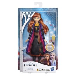 Papusa Anna Frozen 2 cu Rochie de Toamna Luminoasa Hasbro