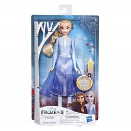 Papusa Elsa Frozen 2 cu Rochie Luminoasa, Hasbro, 3+ ani